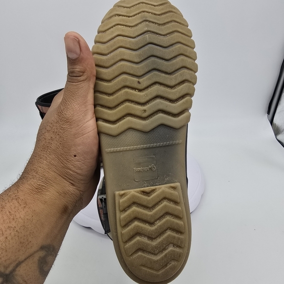 BareTraps Shoes Women's 9M Fahn Duck Boots Mid-Calf Cold Weather Black Wine - Picture 4 of 7